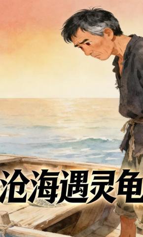 短剧《沧海遇灵龟》海报