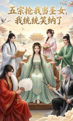 短剧《五宗抢我当圣女，我统统笑纳了》海报