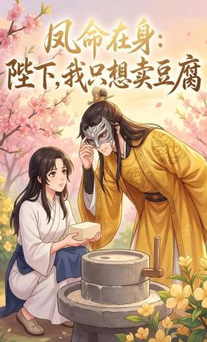 短剧《凤命在身：陛下，我只想卖豆腐》海报