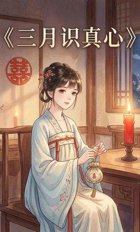 短剧《三月识真心》海报