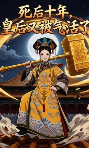 短剧《死后十年，皇后又被气活了》海报