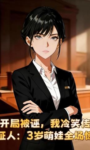 短剧《开局被诬，我冷笑传证人：3岁萌娃全场惊》海报