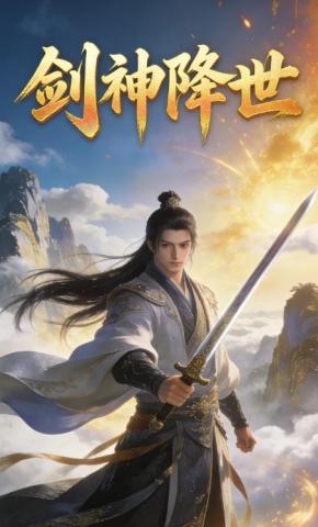 短剧《剑神降世》海报