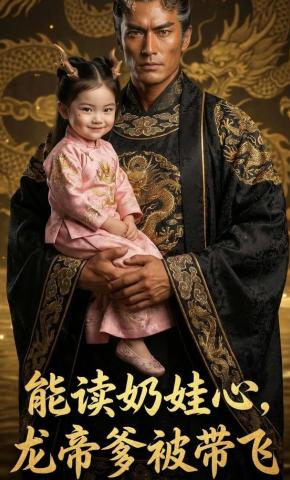 短剧《能读奶娃心，龙帝爹被带飞》海报