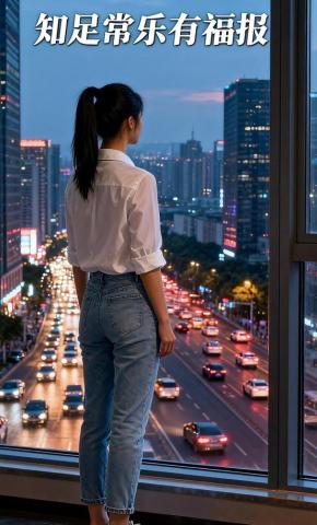 短剧《知足常乐有福报》海报