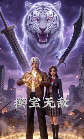 短剧《摸宝无敌》海报