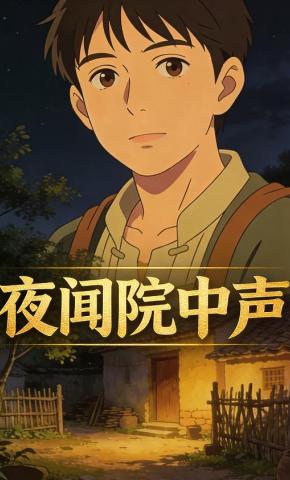 短剧《夜闻院中声》海报