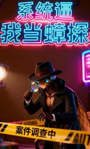 短剧《系统逼我当蟑探》海报