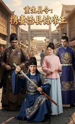 短剧《重生县令：携妻治县惊帝王》海报