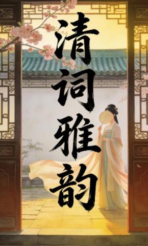 短剧《清词雅韵》海报