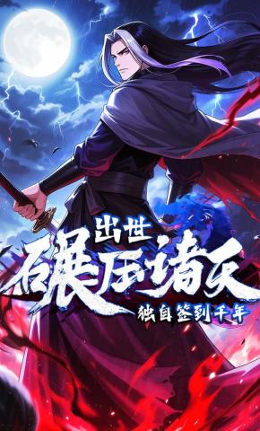 短剧《独自签到千年，出世碾压诸天》海报