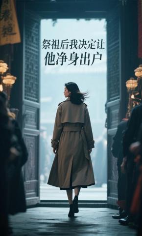 短剧《祭祖后我决定让他净身出户》海报