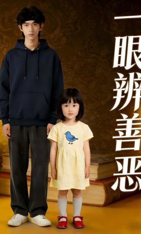 短剧《一眼辨善恶》海报