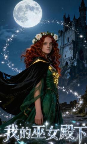 短剧《我的巫女殿下》海报