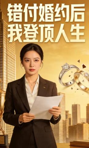 短剧《错付婚约后我登顶人生》海报