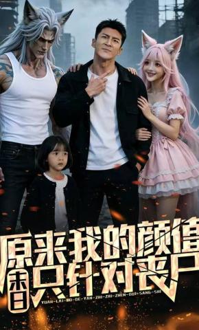 短剧《末日：原来我的颜值只针对丧尸》海报