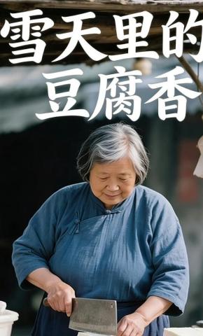 短剧《雪天里的豆腐香》海报