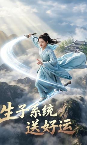 短剧《生子系统送好运》海报