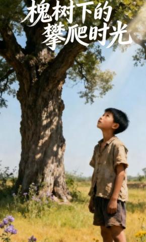 短剧《槐树下的攀爬时光》海报