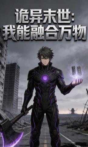 短剧《诡异末世：我能融合万物》海报