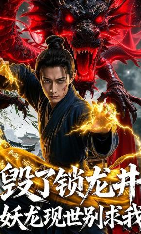 短剧《毁了锁龙井，妖龙现世别求我》海报