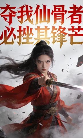 短剧《夺我仙骨者，必挫其锋芒》海报