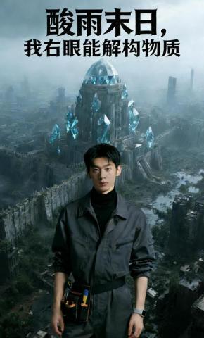 短剧《酸雨末日，我右眼能解构物质》海报