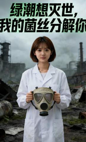 短剧《绿潮想灭世，我的菌丝分解你》海报