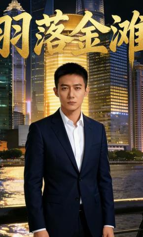 短剧《羽落金滩》海报