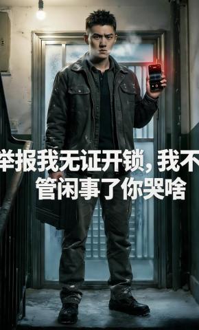 短剧《举报我无证开锁，我不管闲事了你哭啥》海报