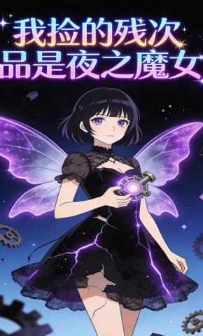 短剧《我捡的残次品是夜之魔女》海报