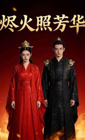 短剧《烬火照芳华》海报