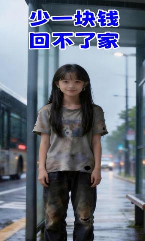短剧《少一块钱，回不了家》海报