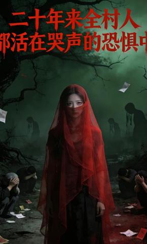 短剧《二十年来，全村人都活在哭声的恐惧中》海报