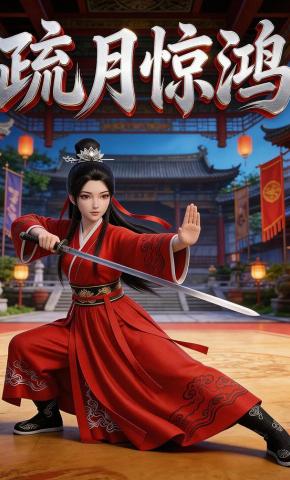 短剧《疏月惊鸿》海报