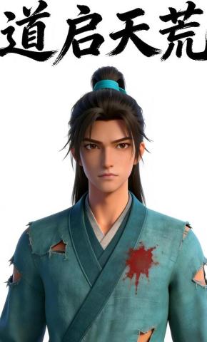 短剧《道启天荒》海报