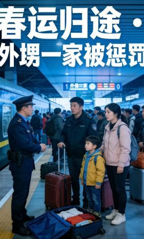 短剧《春运归途 ,外甥一家被惩罚》海报