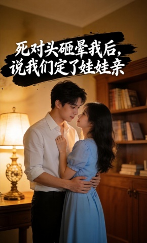 短剧《死对头砸晕我后，说我们定了娃娃亲》海报