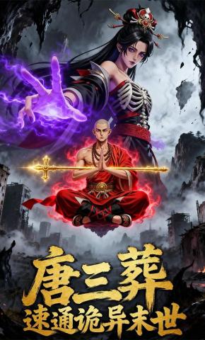 短剧《唐三葬速通诡异末世》海报