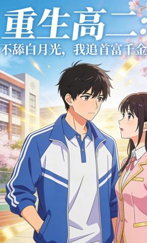 短剧《重生高二：不舔白月光，我追首富千金》海报