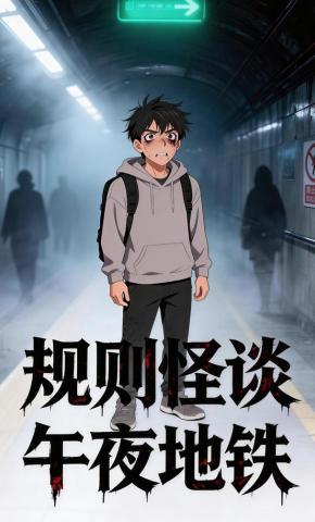 短剧《规则怪谈：午夜地铁》海报