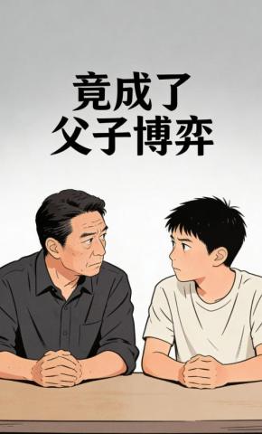 短剧《竟成了父子博弈》海报