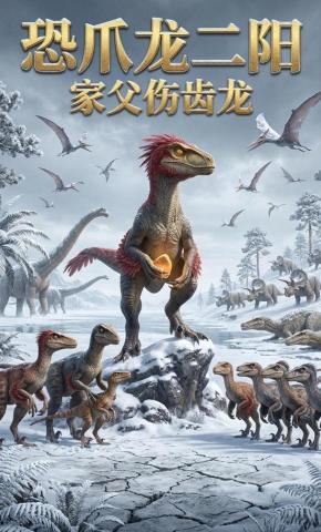 短剧《恐爪龙二阳：家父伤齿龙》海报