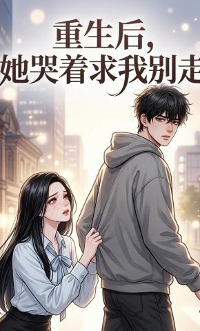 短剧《重生后，她哭着求我别走》海报