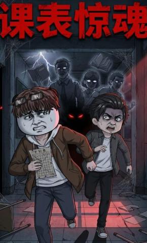 短剧《课表惊魂》海报