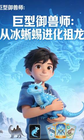 短剧《巨型御兽师：从冰蜥蜴进化祖龙》海报