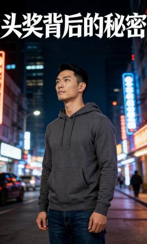 短剧《头奖背后的秘密》海报