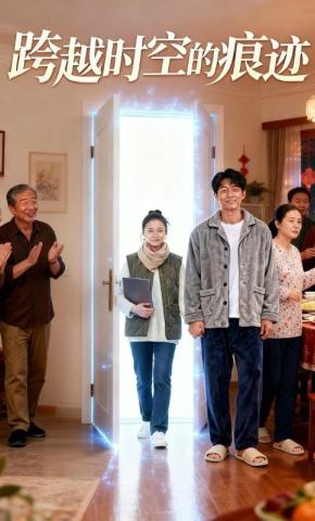 短剧《跨越时空的痕迹》海报