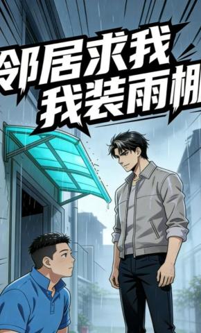 短剧《邻居求我装雨棚》海报
