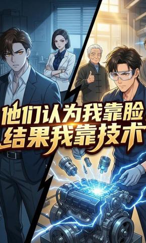 短剧《他们认为我靠脸，结果我靠技术》海报